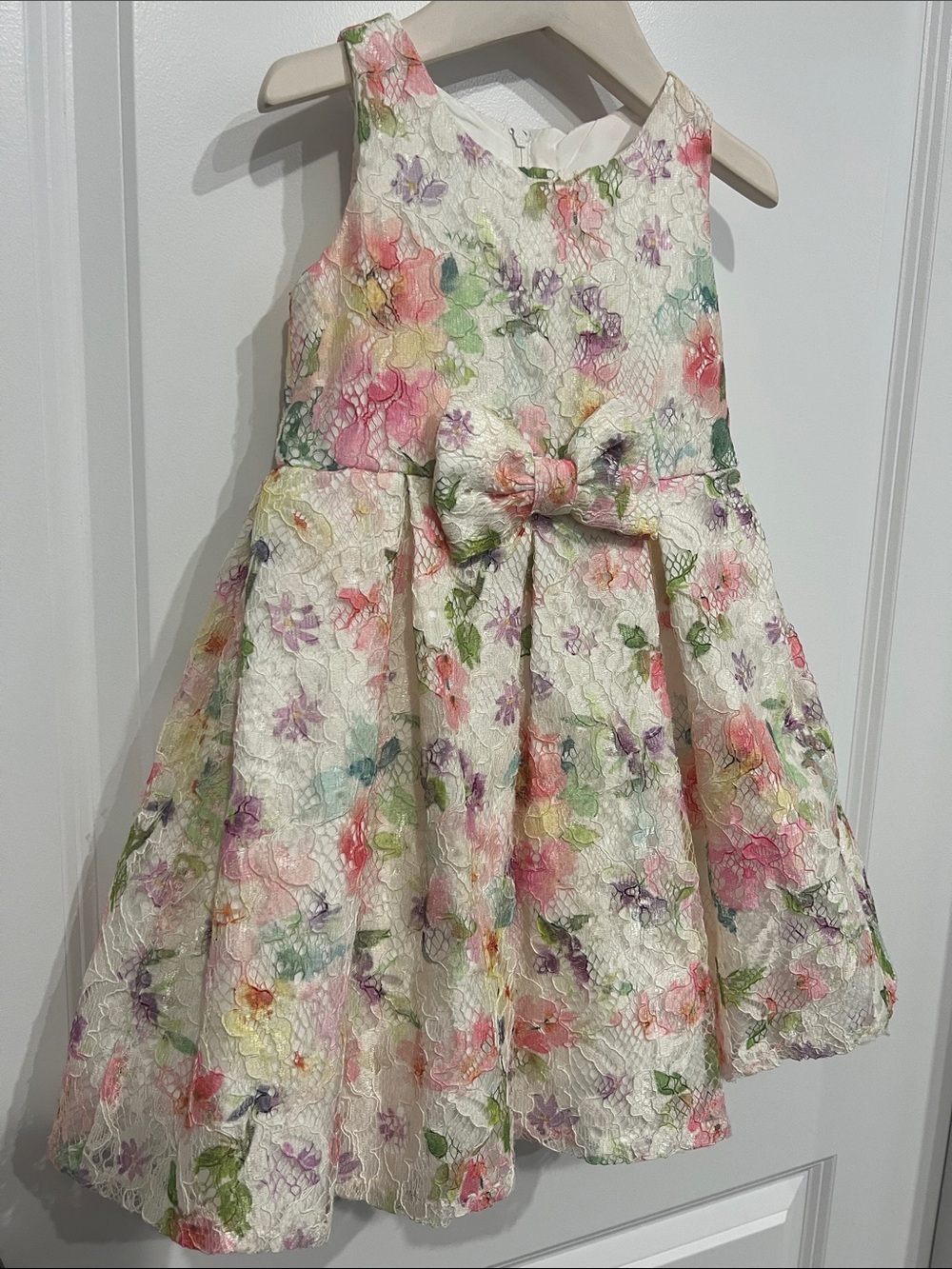 🌸 Floral Lace Party Dress | Size 3T | Excellent Condition